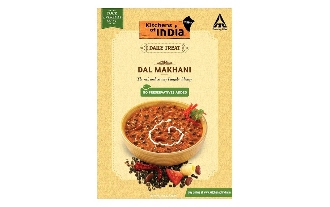Kitchens Of India Dal Makhani    Box  285 grams